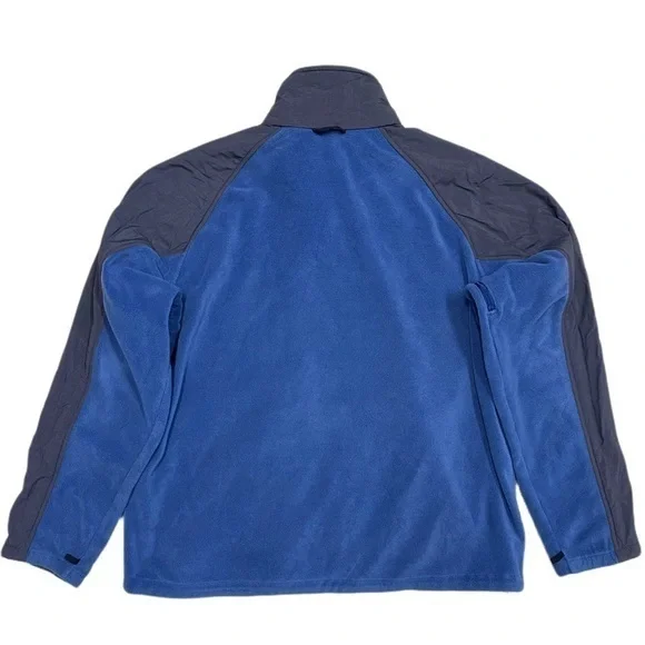 Columbia Blue & Gray Vertex Sherpa Fleece Jacket Sz XL - Picture 2 of 8